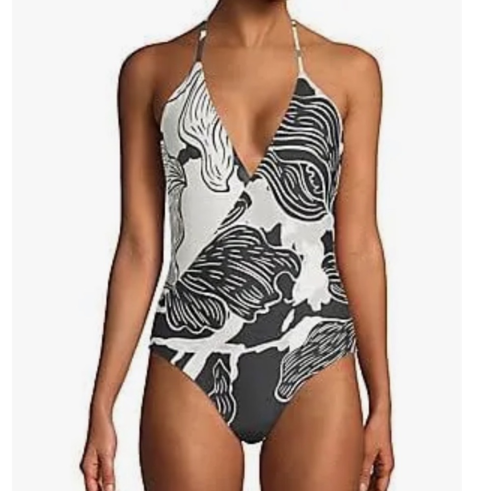 Fuzzi Swim Women's Art Deco One-Piece Swimsuit size 40/ small